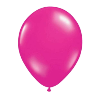 Folat Ballonnen - Magenta / roze - Metallic - 30cm - 10st.
