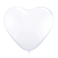 Folat Ballonnen - Hartjes - Wit - 30cm - 8st.