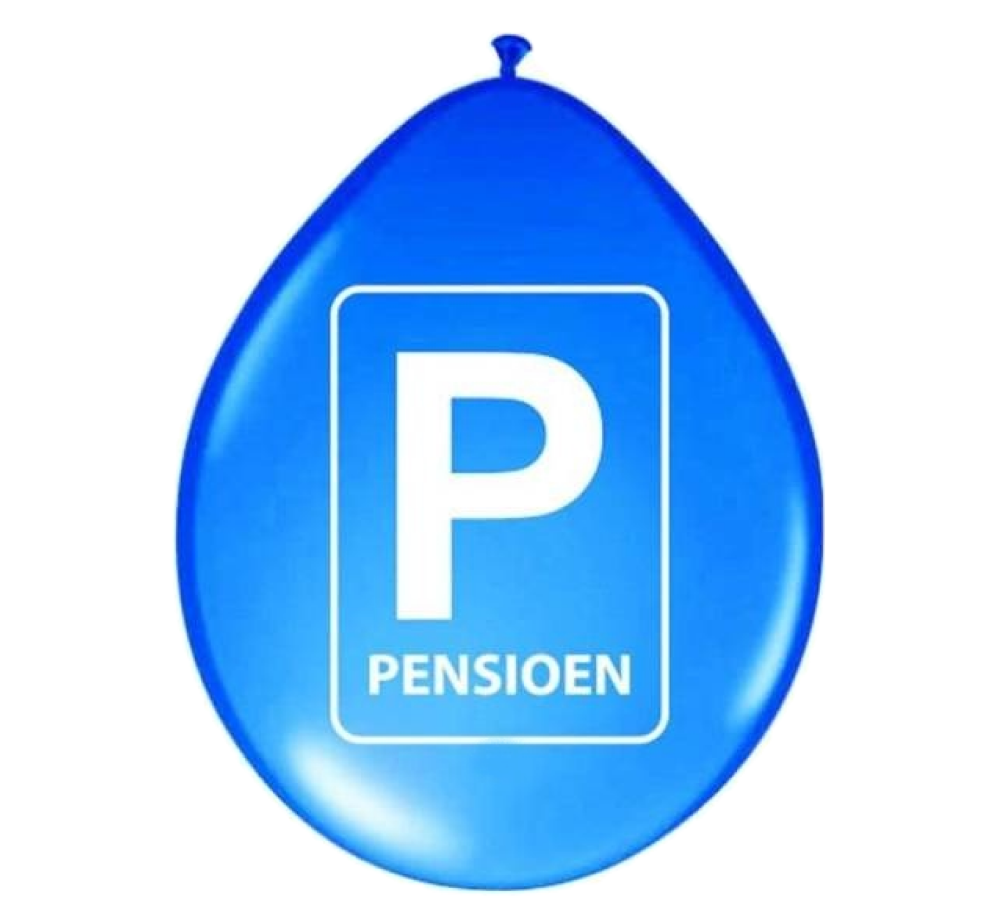 Ballonnen - Pensioen - Blauw - 30cm - 8st.