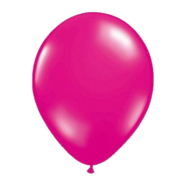 Folat Ballonnen - Magenta / roze - 30cm - 10st.**