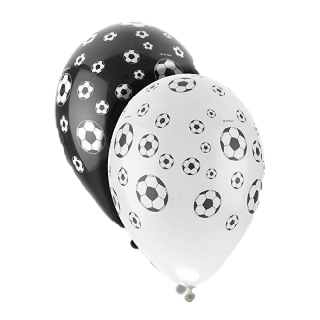 Folat Ballonnen - Voetbal - 30cm - 8st.