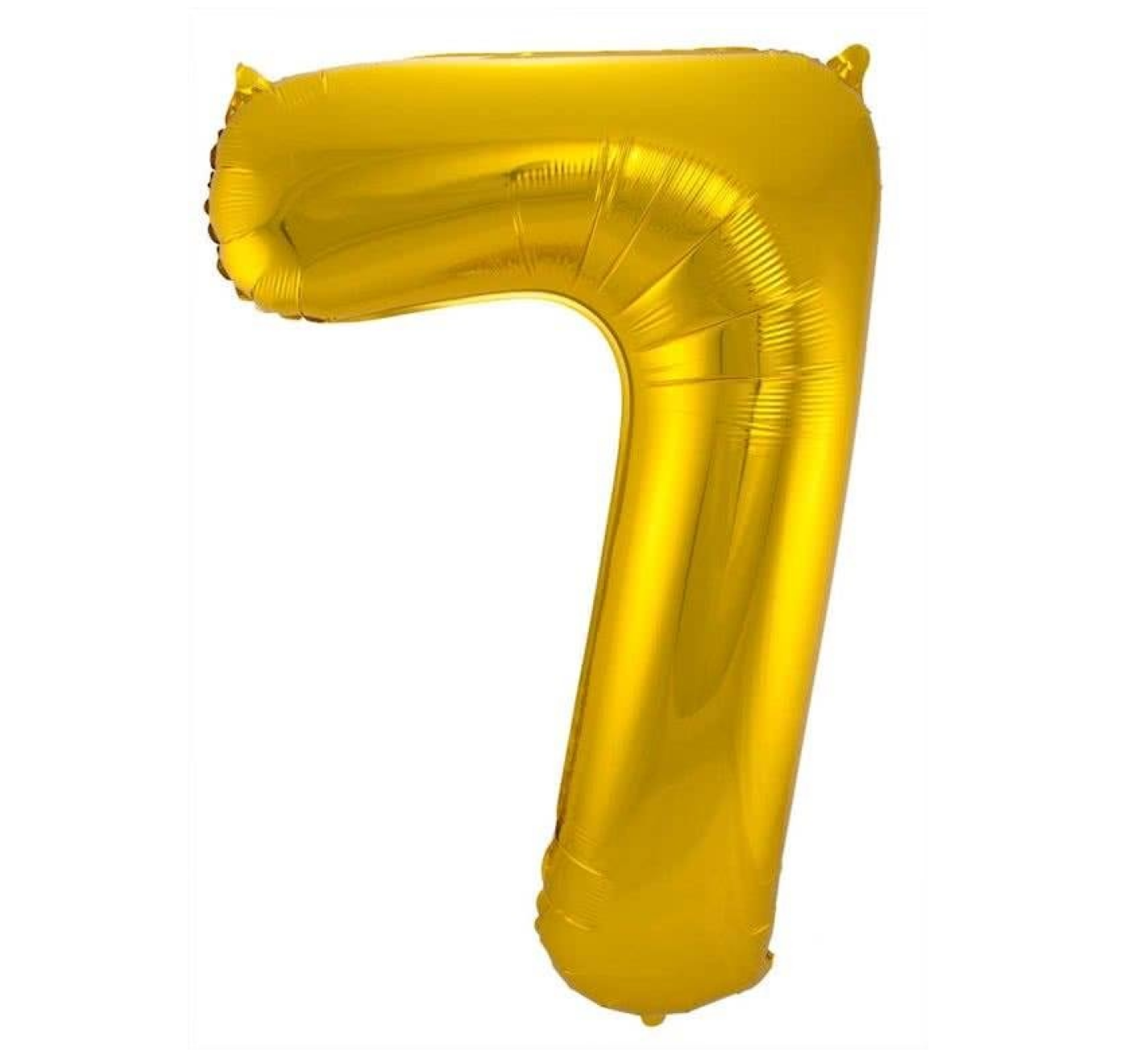 Folieballon - Cijfer - 7 - Goud - 86cm - Zonder vulling