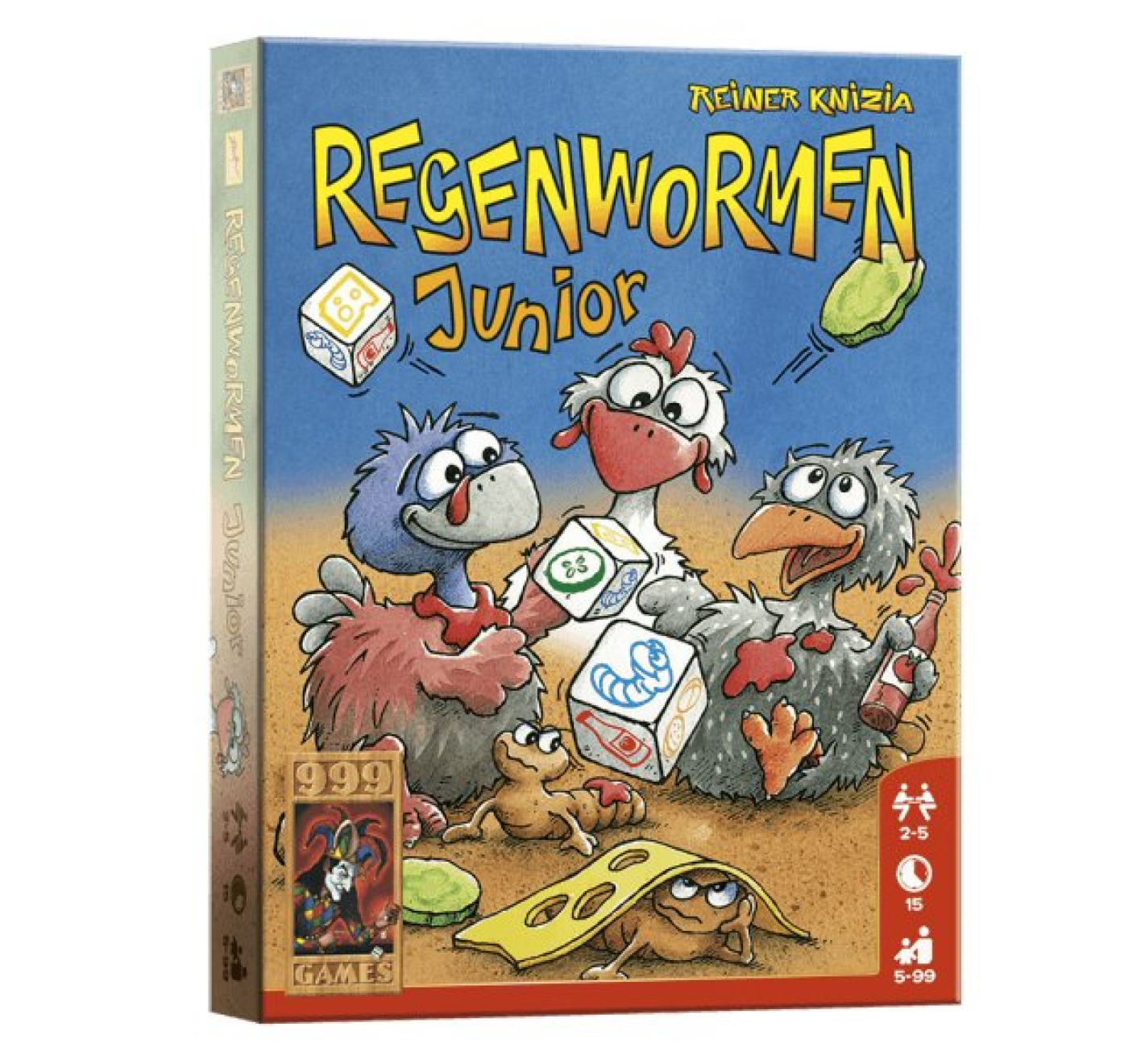 Spel - Dobbelspel - Regenwormen - Junior - 5+