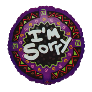 Anagram Folieballon - I'm sorry - 43cm - Zonder vulling