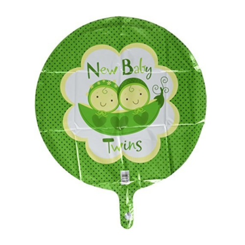Anagram Folieballon - New baby twins - 43cm - Zonder vulling Anagram Folieballon - New baby twins - 43cm - Zonder vulling