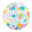 Folat Folieballon - Welcome baby - Bubble - Zonder vulling