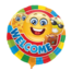 Folat Folieballon - Welcome - Smiley - 45cm - Zonder vulling