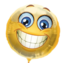 Folat Folieballon - Smiley - 45cm - Zonder vulling