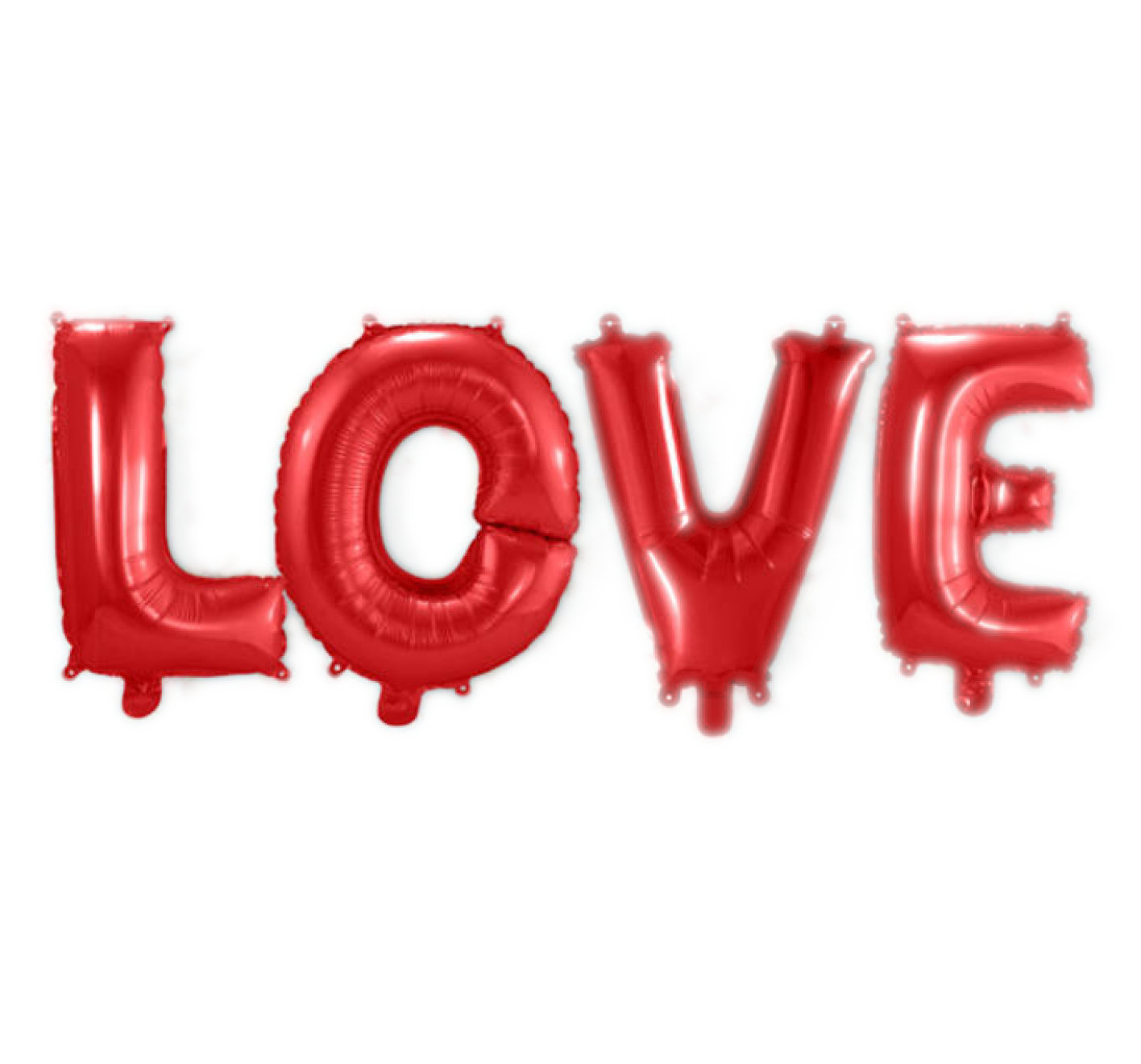 Folieballonnen - LOVE - 4dlg. - Niet voor helium