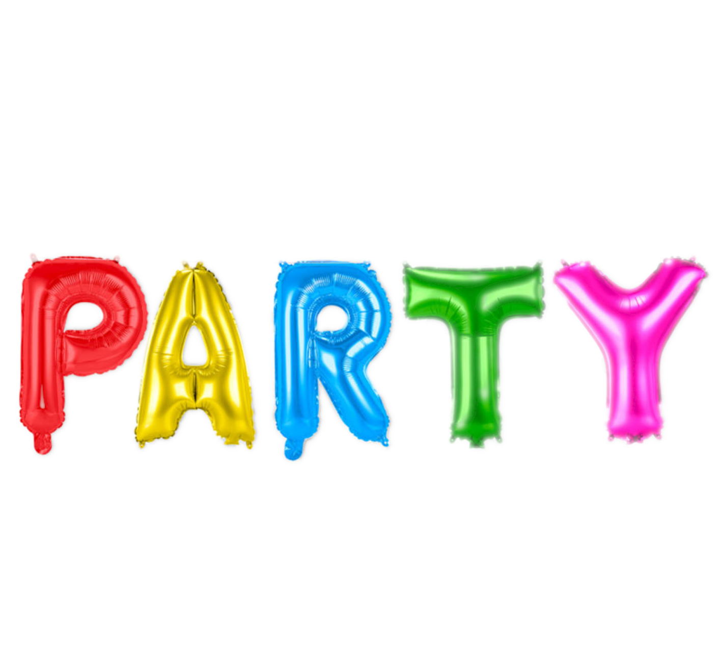 Folieballonnen - PARTY - 5dlg. - Niet voor helium
