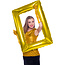 Folat Folieballon - Selfie lijst - Schilderij goud - 60x85cm - Niet voor helium
