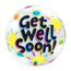 Qualatex Folieballon - Get well soon - Bubble - 56cm - Zonder vulling