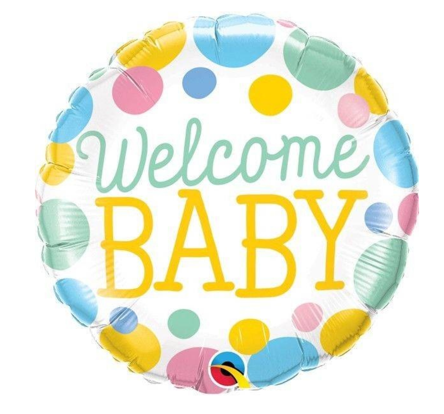 Folieballon - Welcome baby - 43cm - Zonder vulling