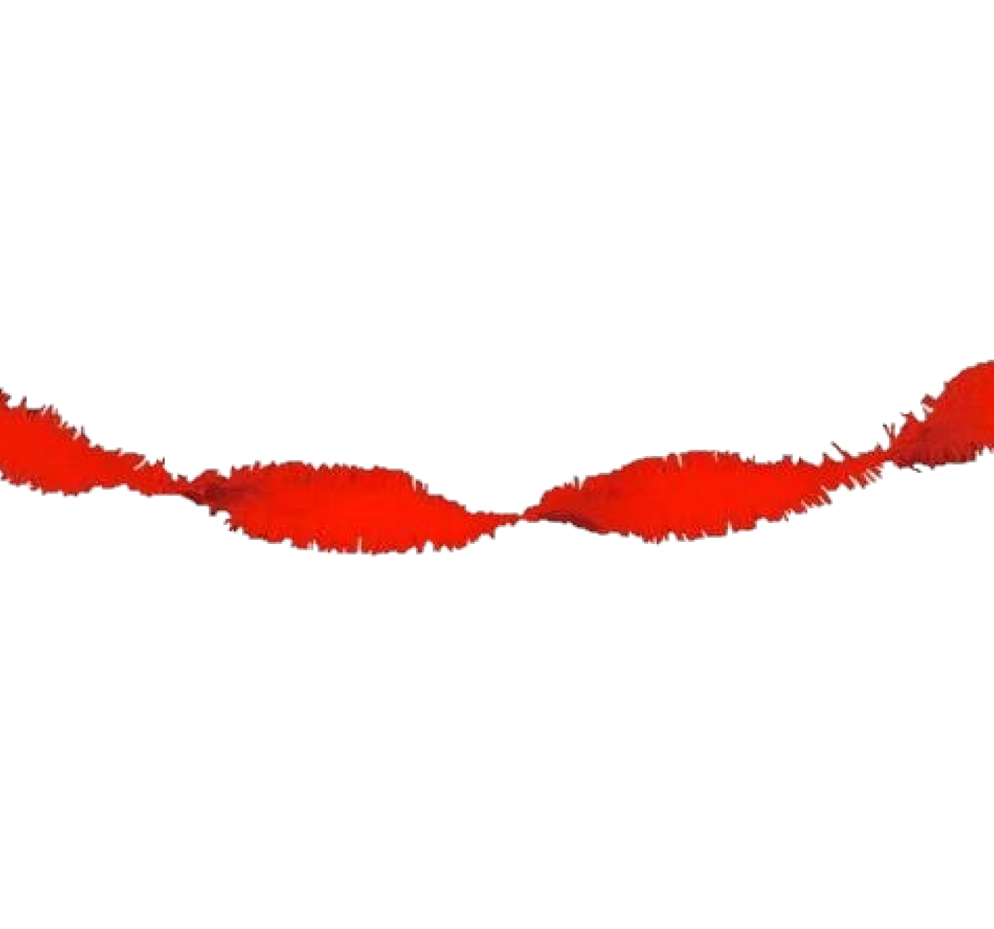 Draaislinger - Crepe - Rood - 6m*