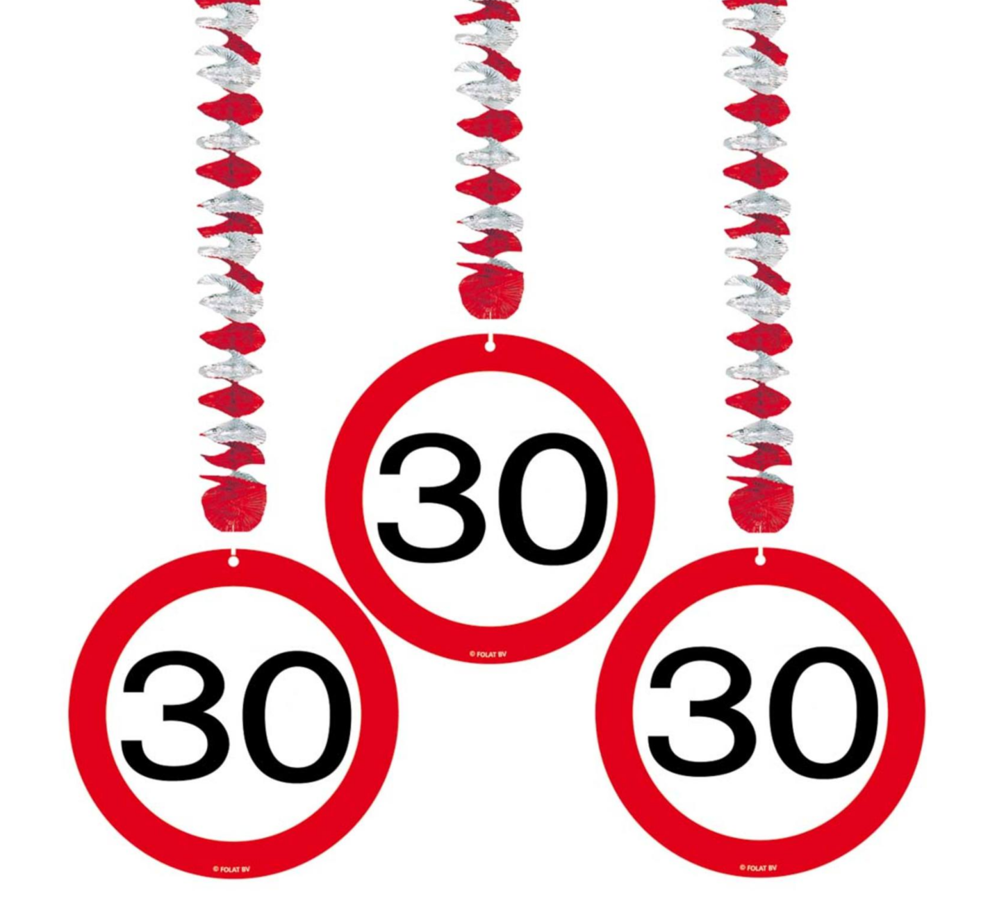 Hangdecoratie - 30 jaar - 3st.