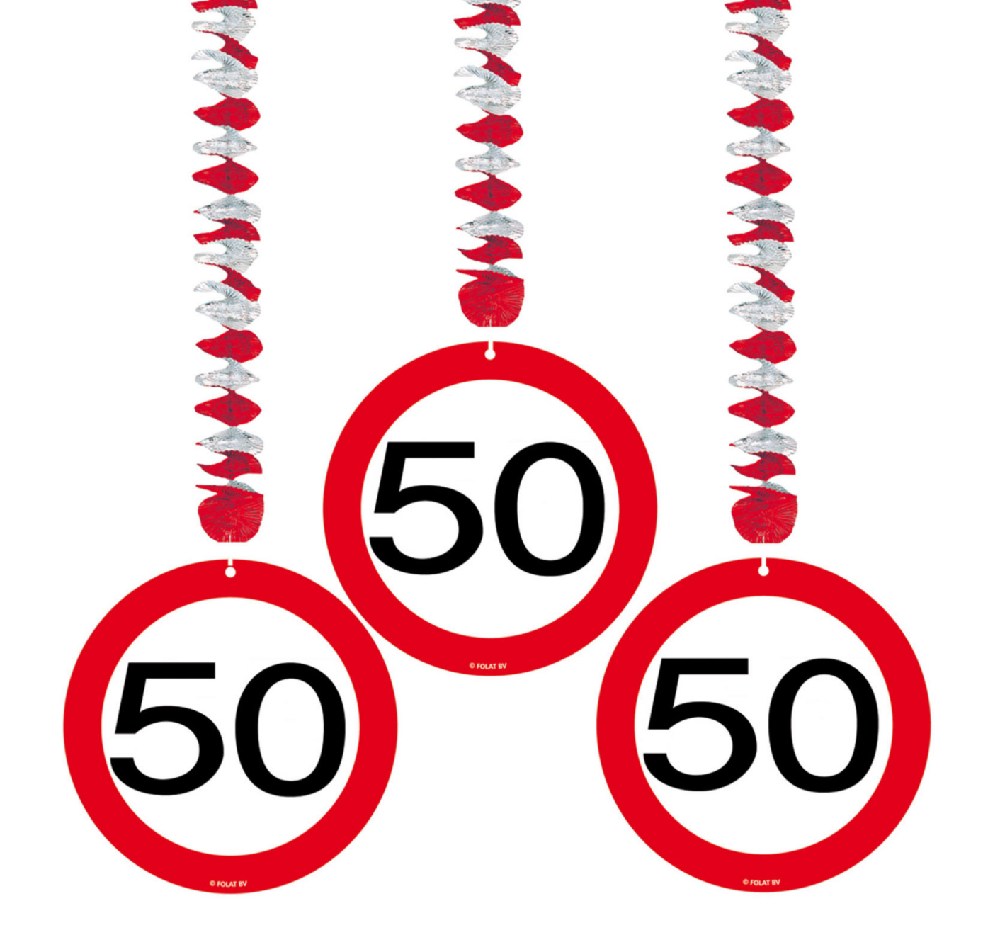 Hangdecoratie - 50 jaar - 3st.