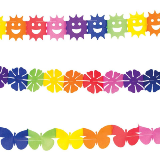 Folat Slinger - Klein - Vlinder, bloem, smiley - 3x2m