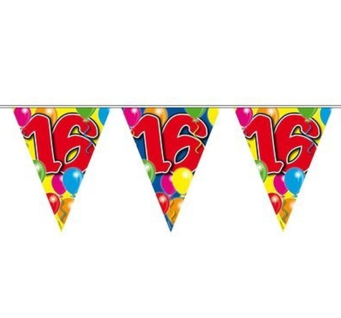 Vlaggenlijn - 16 jaar - 10m