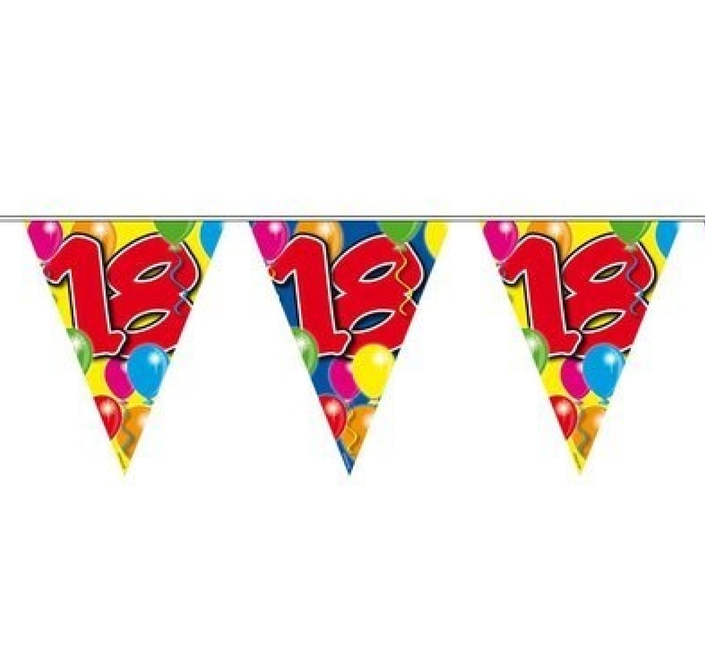 Vlaggenlijn - 18 Jaar - 10m