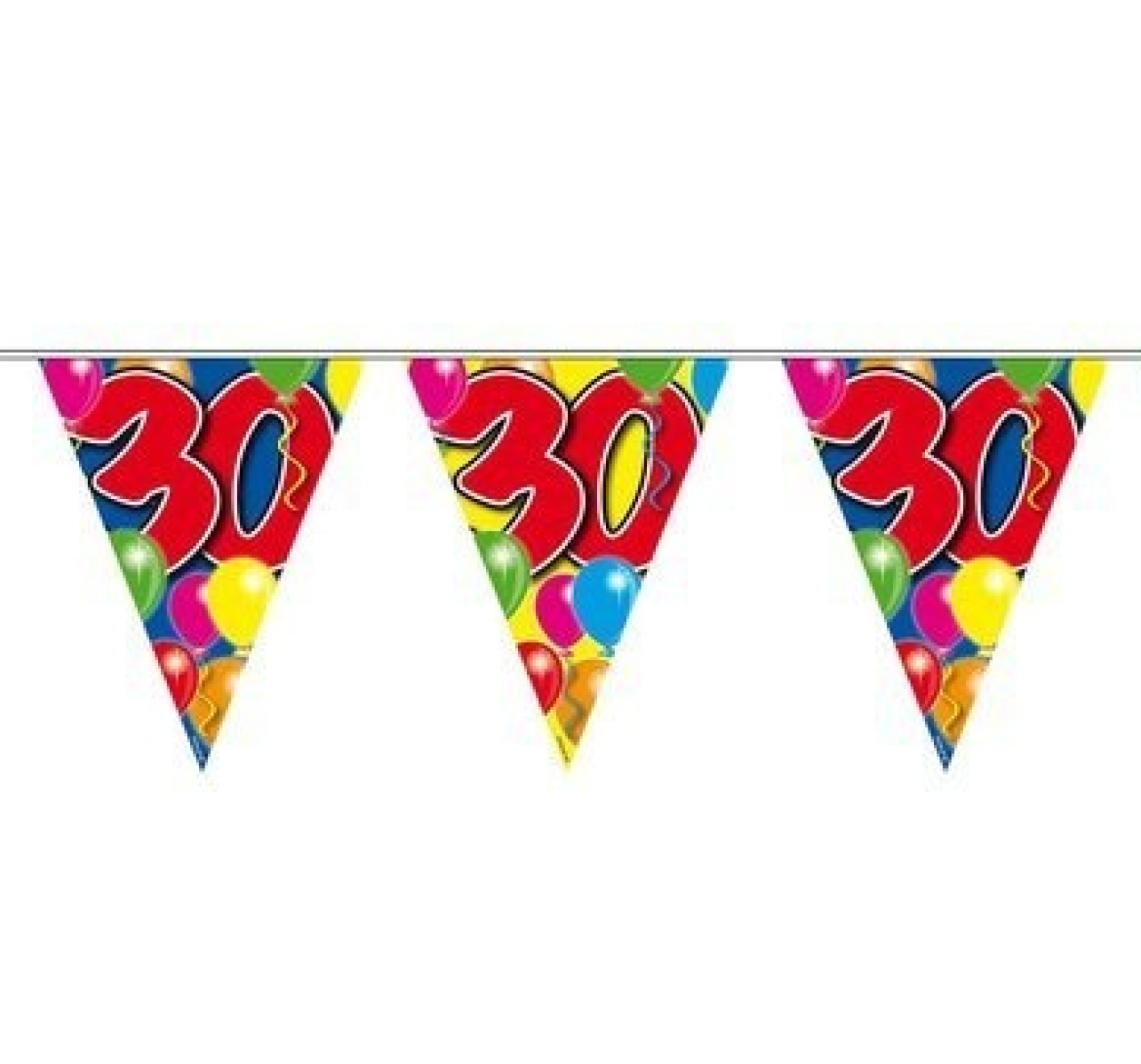 Vlaggenlijn - 30 jaar - 10m