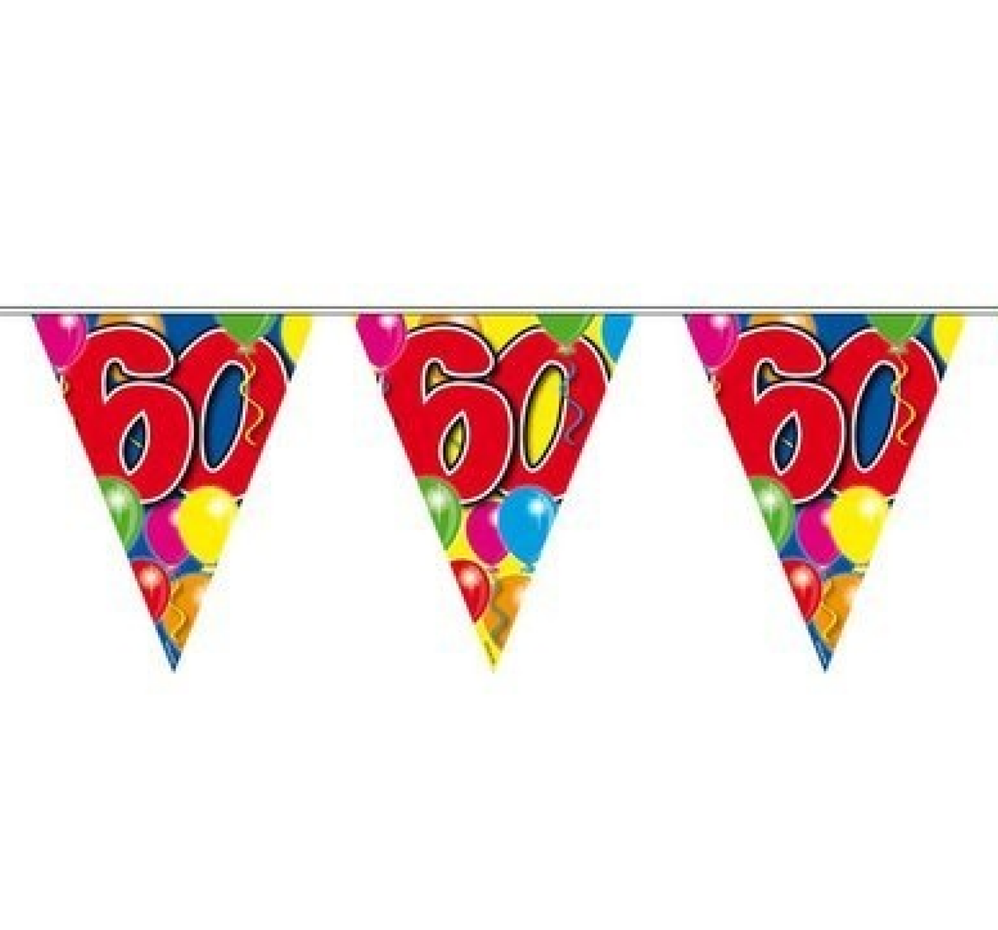 Vlaggenlijn - 60 jaar - 10m