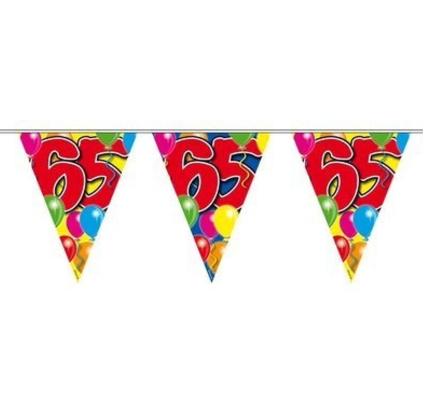 Vlaggenlijn - 65 jaar - 10m