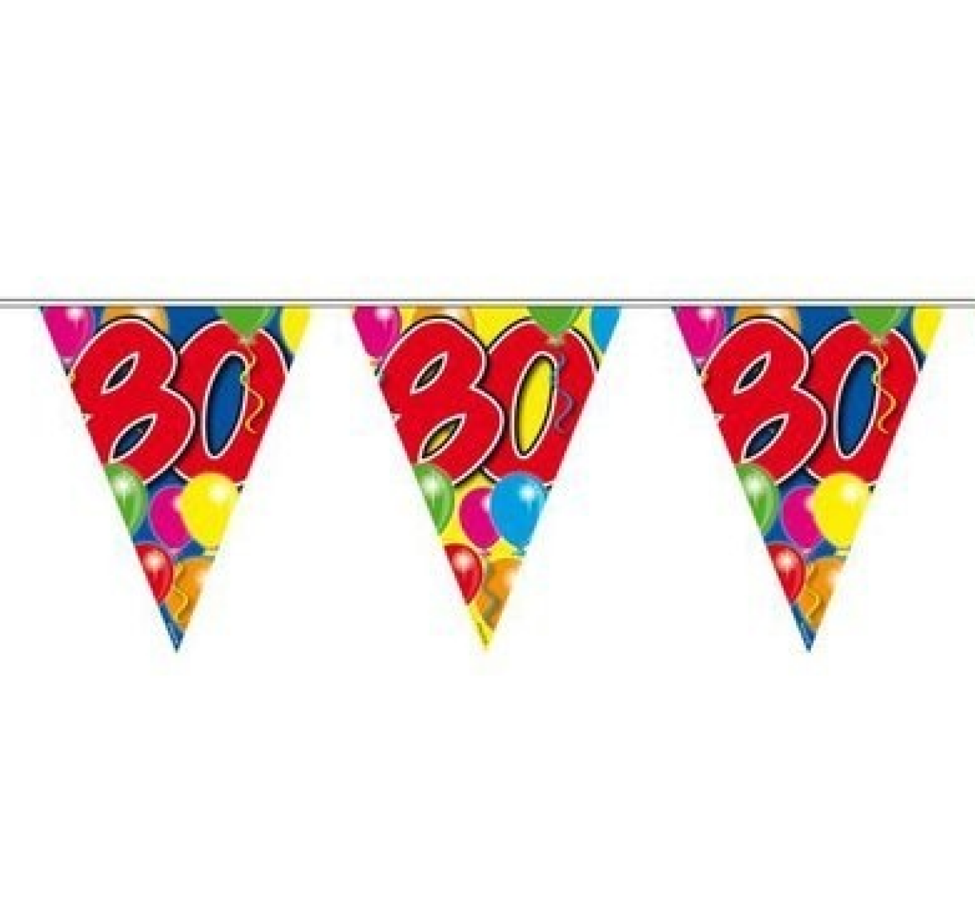 Vlaggenlijn - 80 jaar - 10m