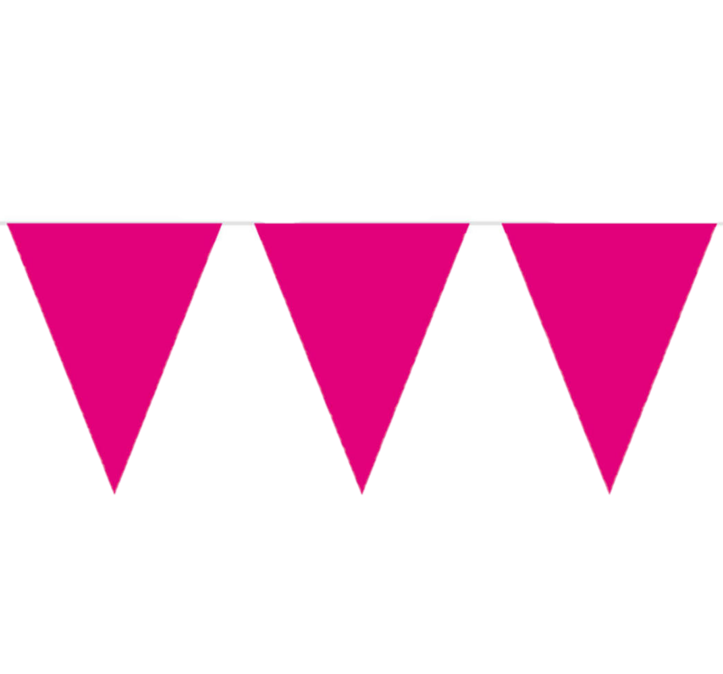 Vlaggenlijn - Magenta / roze - 10m