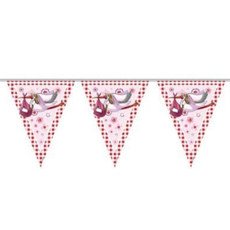 Folat Vlaggenlijn - Meisje - Ooievaar - 10m