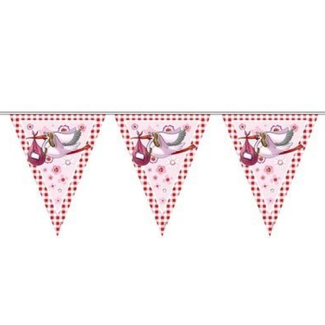 Folat Vlaggenlijn - Meisje - Ooievaar - 10m