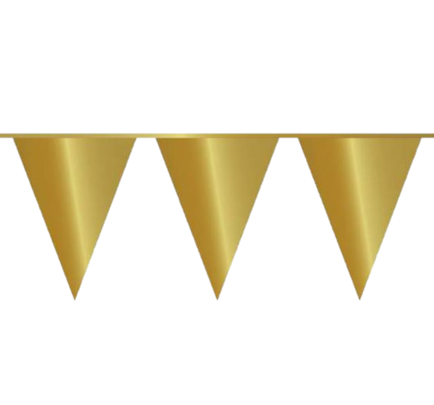 Vlaggenlijn - Goud - Klein - 3m