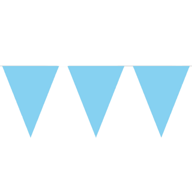 Folat Vlaggenlijn - Licht blauw - Klein - 3m