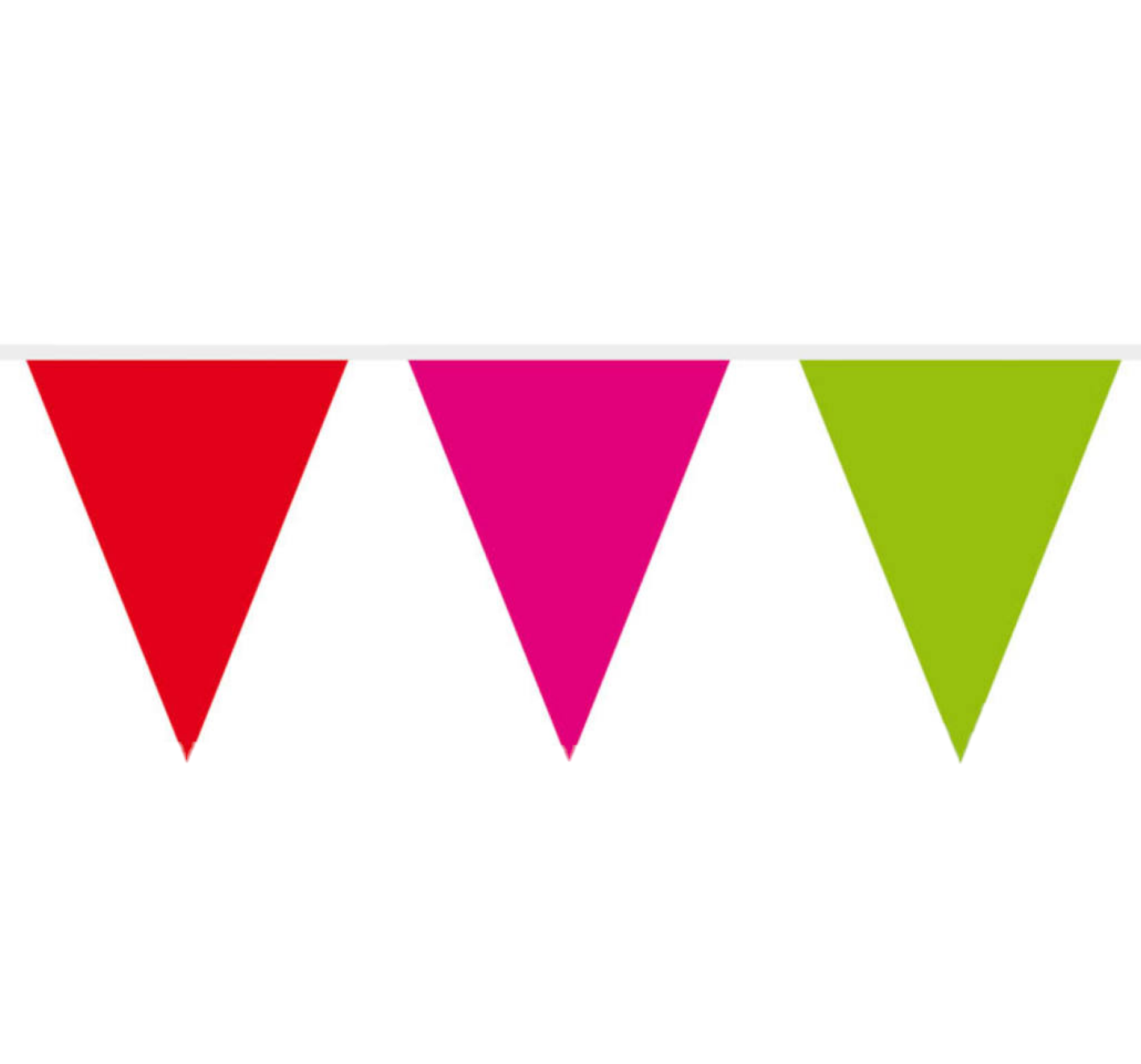 Vlaggenlijn - Multicolor - Klein - 3m