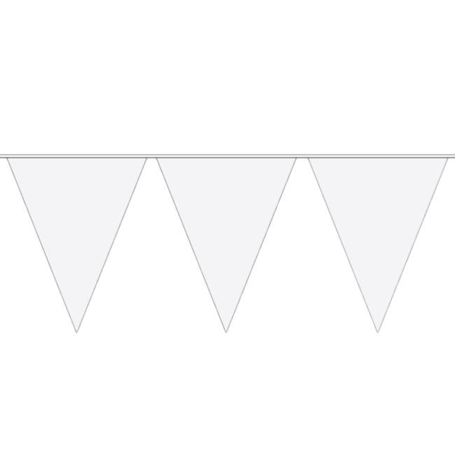 Folat Vlaggenlijn - Wit - Klein - 3m