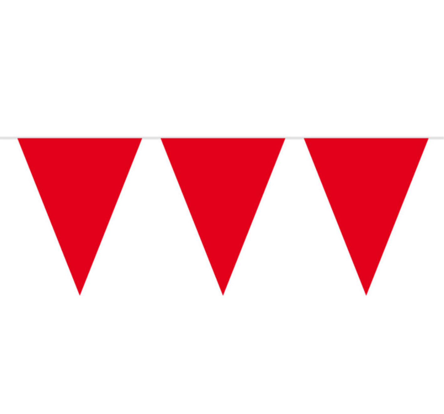 Vlaggenlijn - Rood - 10m