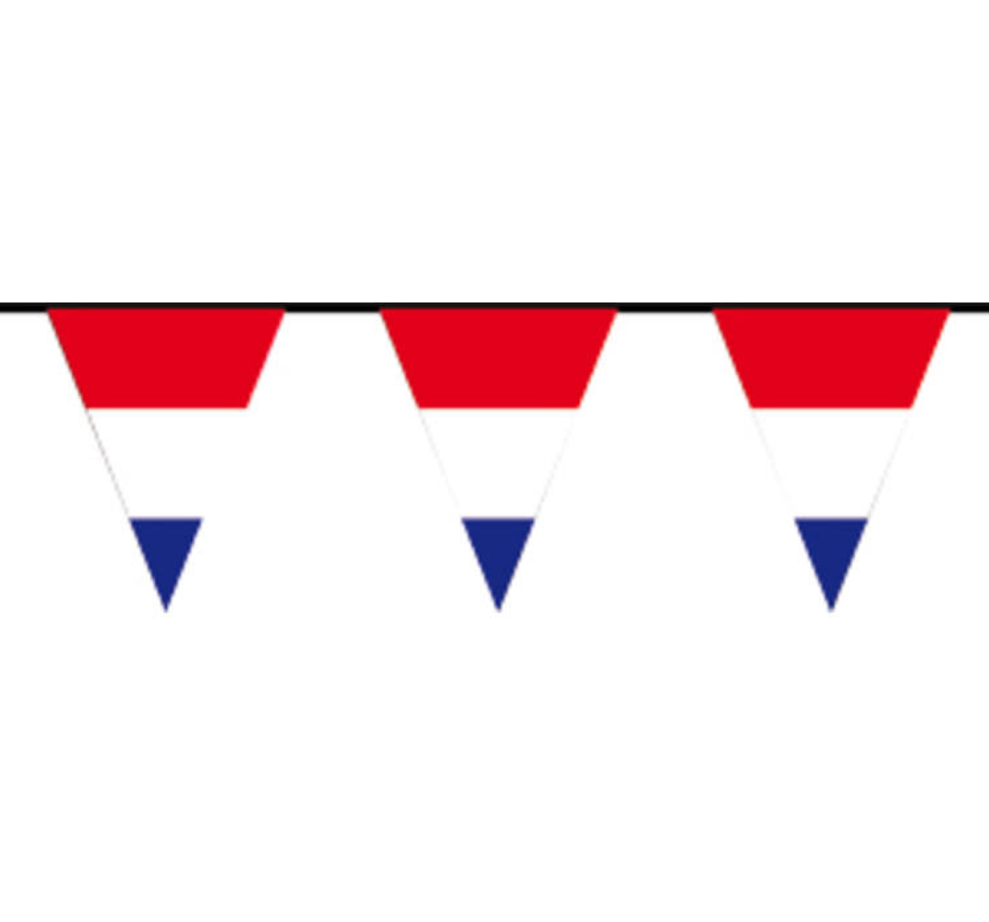 Vlaggenlijn - Nederland - Rood wit blauw - 10m