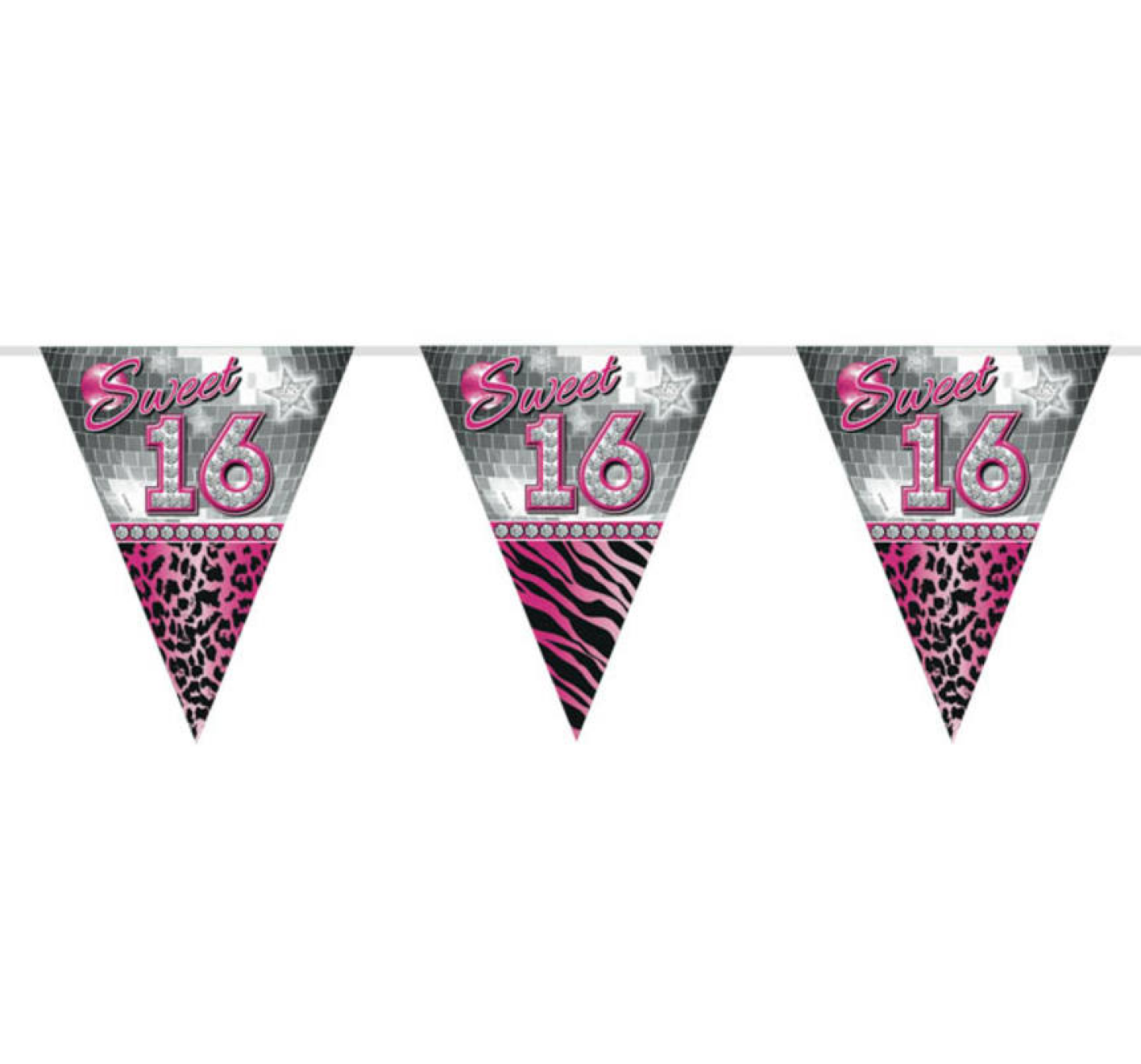 Vlaggenlijn - Sweet 16 - 10m