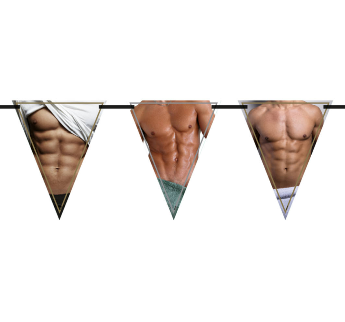 Vlaggenlijn - Torso's - Mannen - 6m*