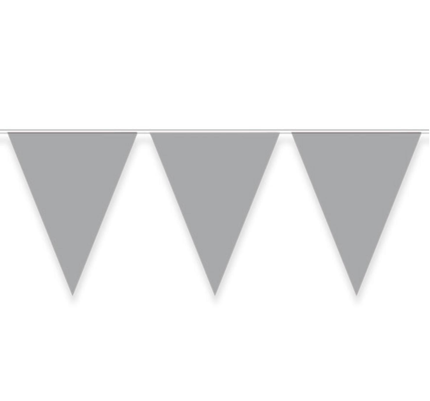 Vlaggenlijn - Zilver - 10m