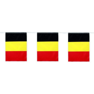 PartyXplosion Vlaggenlijn - België - Rechthoekig - 5m