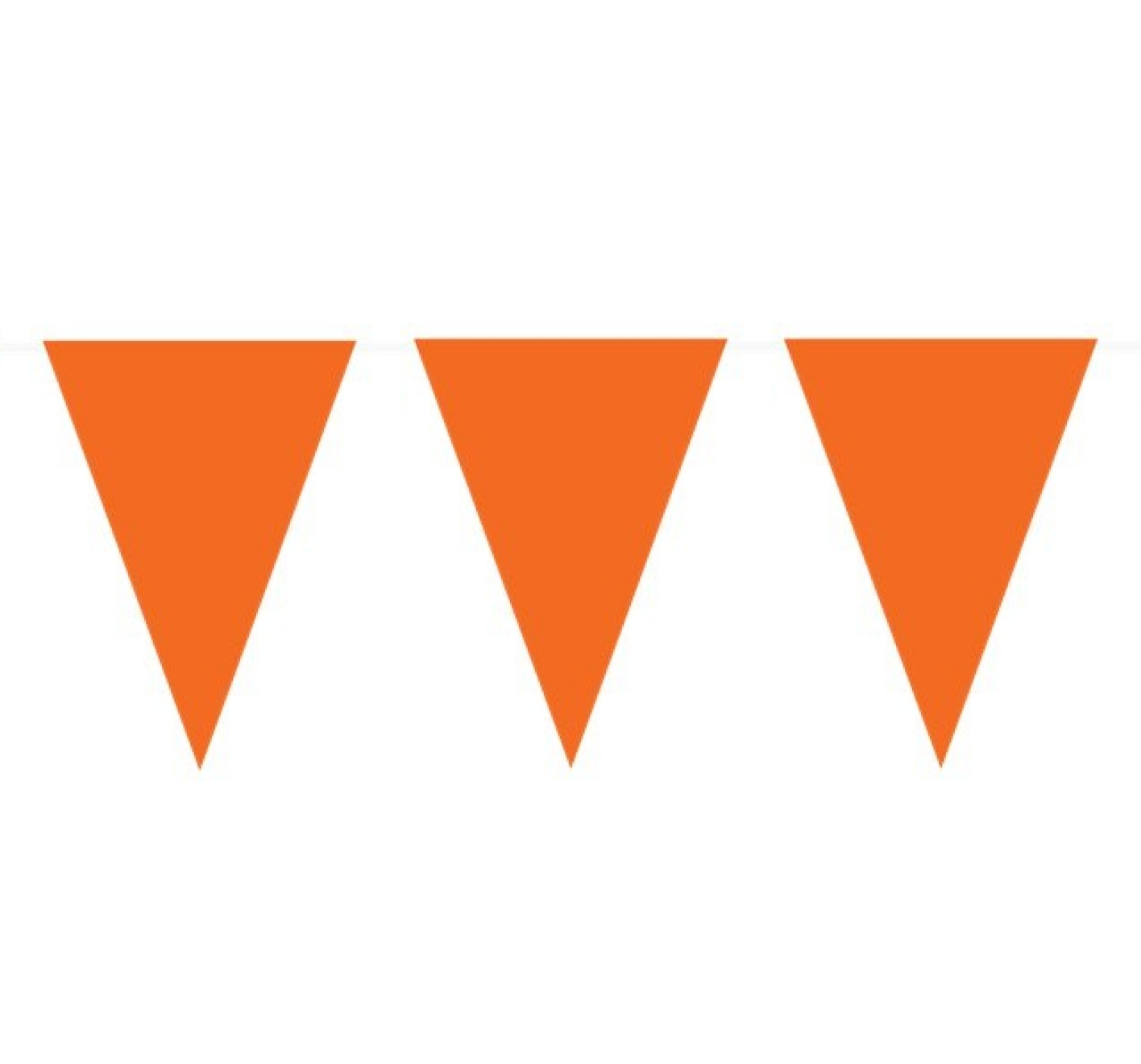 Vlaggenlijn - Oranje - 10m
