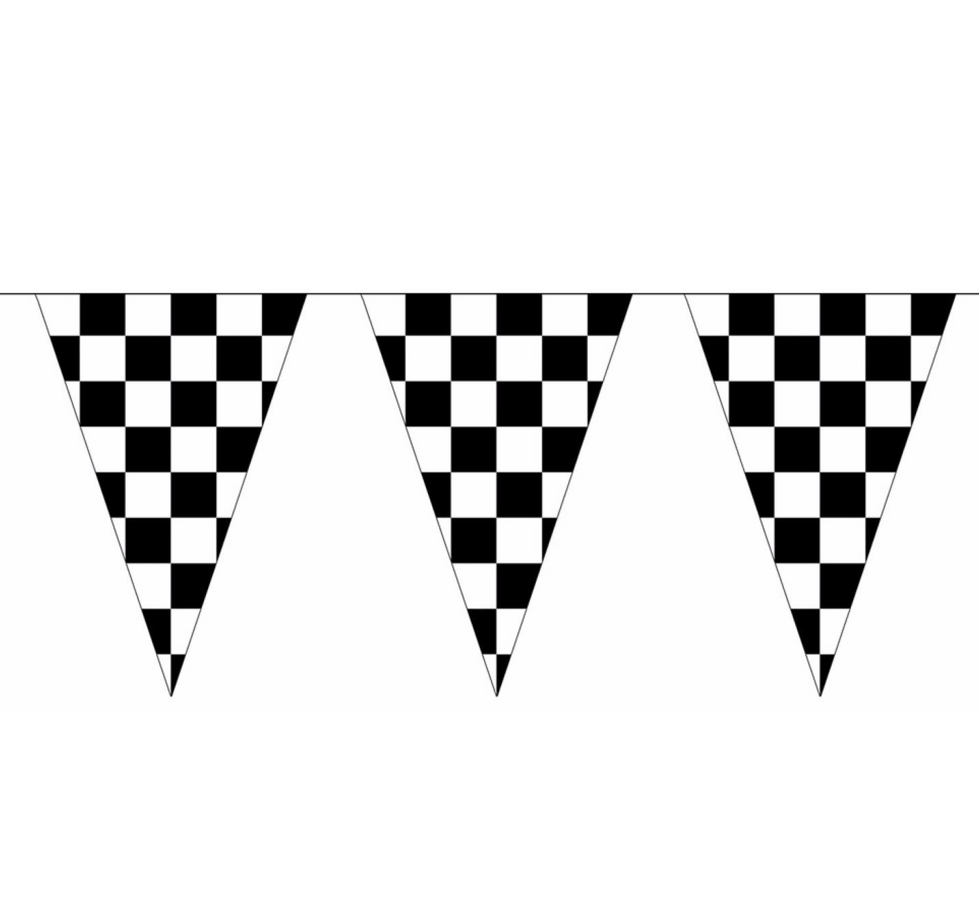 Vlaggenlijn - Racing - Finishvlag - 6m