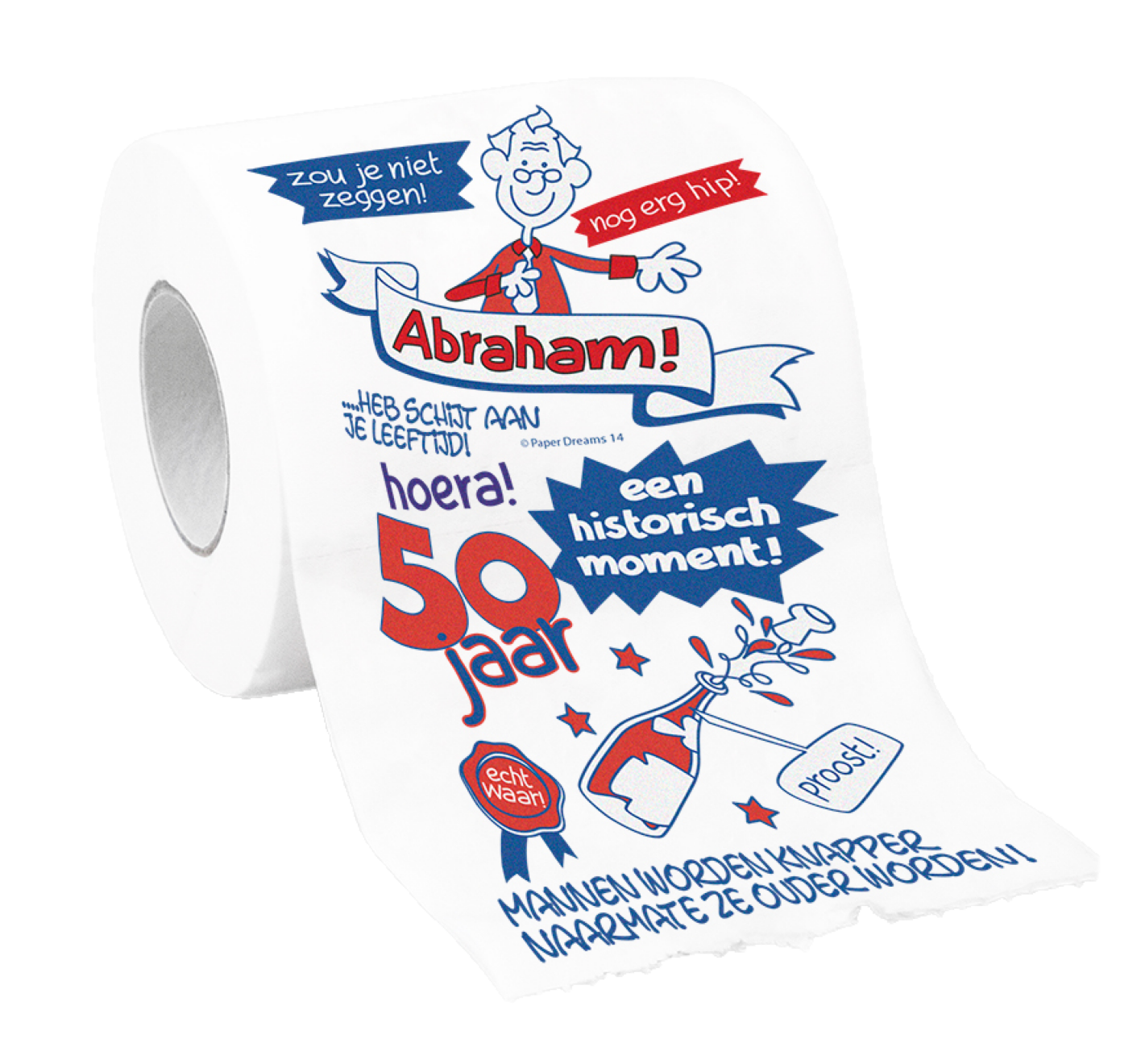 Toiletpapier - 50 jaar, Abraham