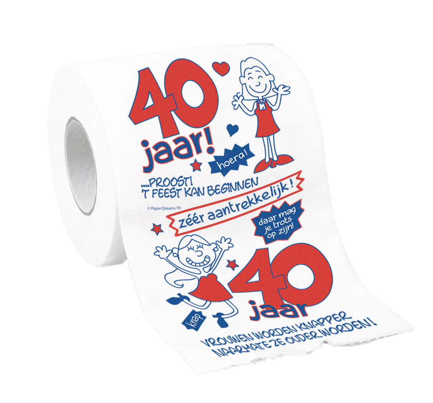 Toiletpapier - 40 jaar - Vrouw