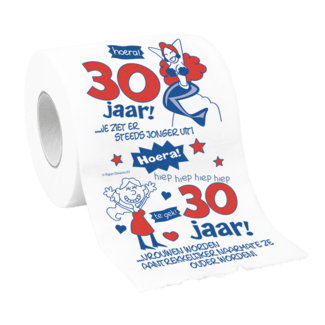 Paper Dreams Toiletpapier - 30 jaar - Vrouw