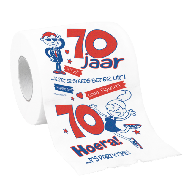 Paperdreams Toiletpapier - 70 jaar