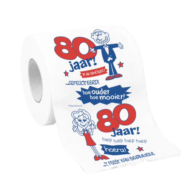 Paperdreams Toiletpapier - 80 jaar