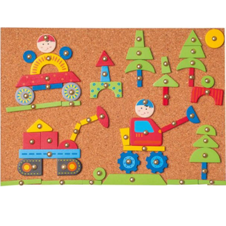 Hamertje tik - Autos - 21x31cm