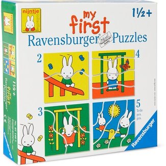 Ravensburger Puzzel - Nijntje - Eerste puzzels - 2, 3, 4 & 5st.