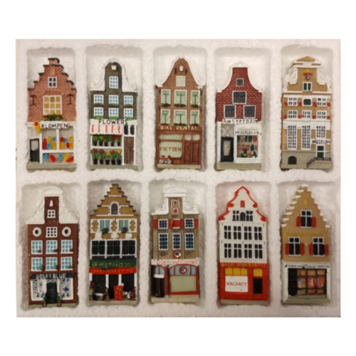 EH Magneten - Hollandse huisjes - 10st. - Serie 4 - Specials EH Magneten - Hollandse huisjes - 10st. - Serie 4 - Specials